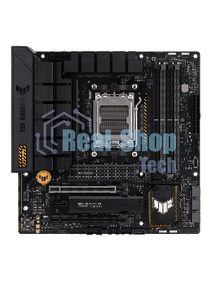 Материнская плата ASUS TUF GAMING B650M-PLUS, AM5, AMD B650, 4xDDR5, 4xSATA, 2xM.2, 1xPCIe 4.0 x16, 1xPCIe 4.0 x4, 1xDP, 1xHDMI, 1x 2.5Gb LAN, 4xUSB-A 3.2 Gen 2, 1xUSB-A 3.2 Gen 1, 1xUSB-C 3.2 Gen 2x2, 5x3.5 мм, 7.1, mATX