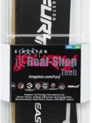 Оперативная память Kingston Fury Beast Black RGb, DDR5, 8Gb (1x8Gb), 5600MHz, CL36, DIMM, с радиатором, RGb, черный