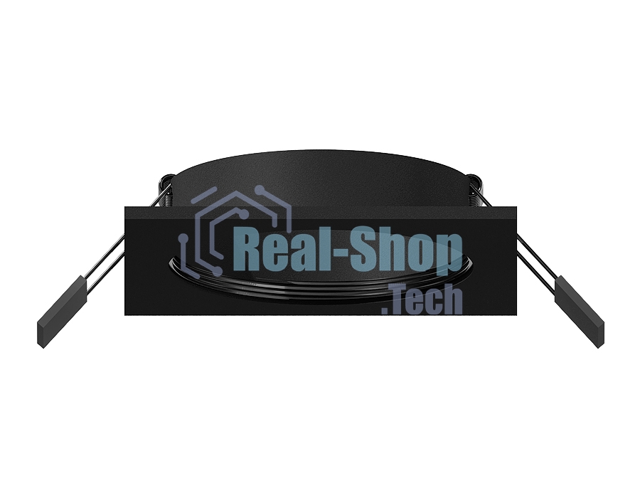 Корпус светильника C7632 SBK черный песок 92*92*H25mm MR16 GU5.3