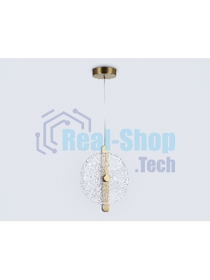 Светильник Ambrella light LH31147 BS/CL латунь/прозрачный 13W 3000K 280*60*350