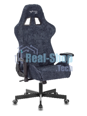 Кресло Бюрократ VIKING KNIGHT LT27 FABRIC синий, ткань, 120 кг, механизм качания