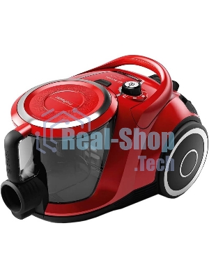 Пылесос Bosch BGS412234A красный, 2200 Вт, уборка сухая, пылесборник контейнер, 2.4 л