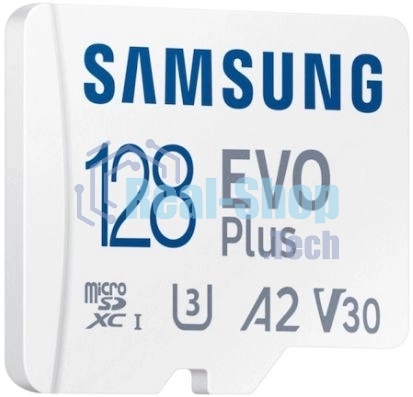 Флеш карта microSDXC 128Gb Samsung MB-MC128SA EVO PLUS + adapter