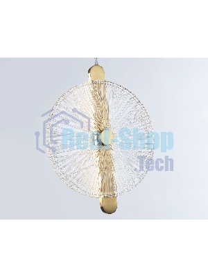 Светильник Ambrella light LH31147 BS/CL латунь/прозрачный 13W 3000K 280*60*350