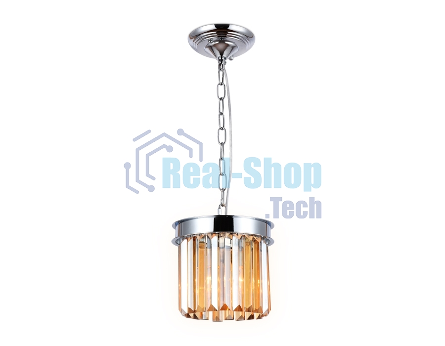 Светильник Ambrella light TR5102 CH/TI хром/янтарь E14 max 40W D200*575