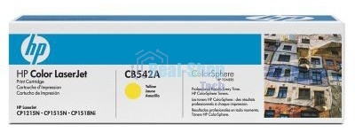 Картридж лазерный HP CB542A желтый LJ P1215/1515 (1400 стр.)