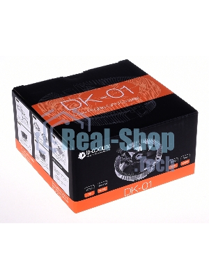 Кулер Cooler ID-Cooling DK-01 черный/серебристый 92мм алюминий 2500rpm 29db 95W 52мм