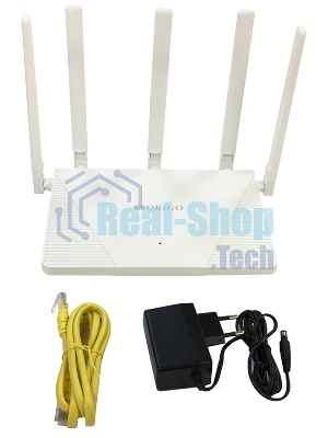 Роутер беспроводной Origo OWR3030AXG (OWR3030AXG/A1A) AX1800 10/100/1000BASE-T белый