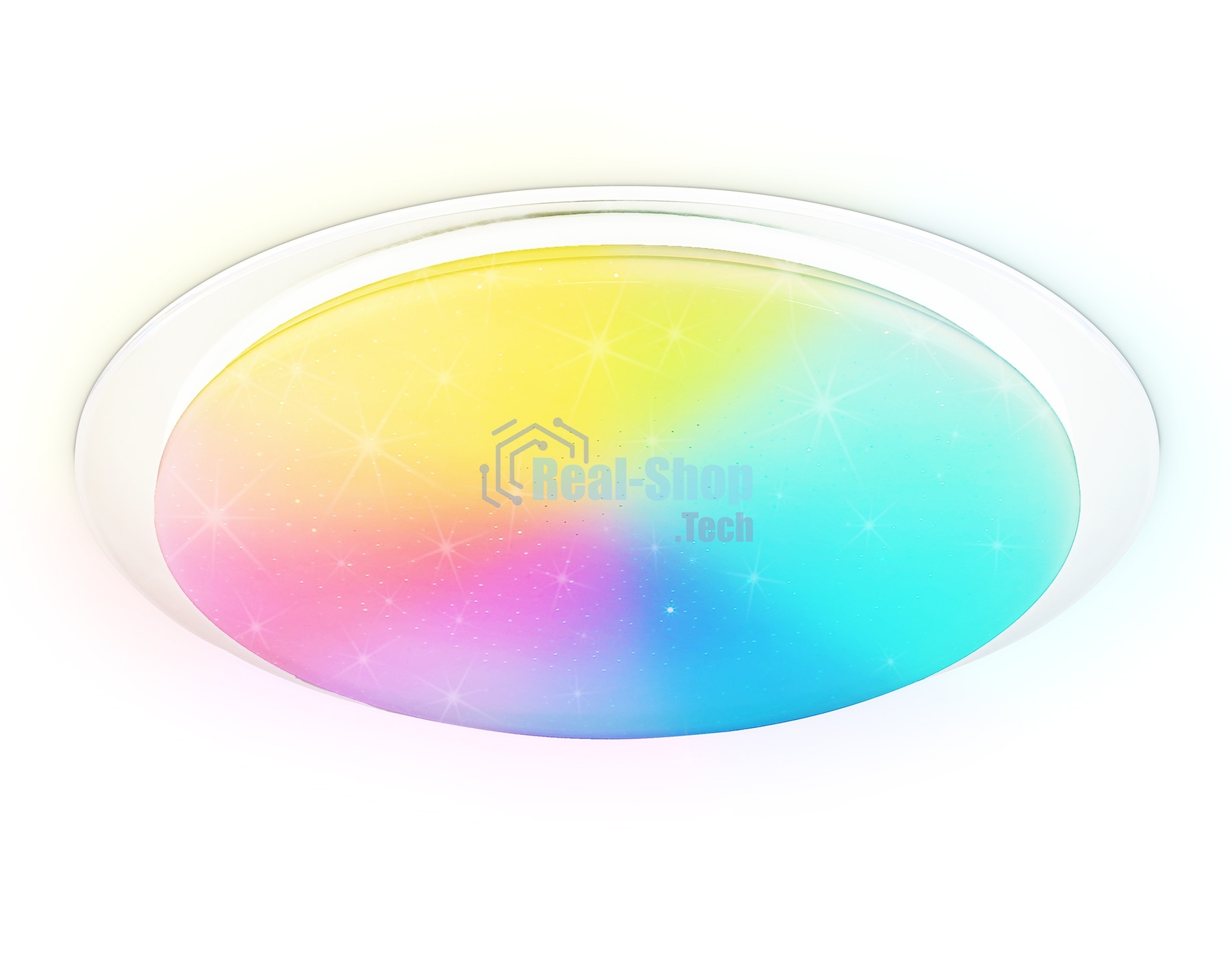 Светодиодный светильник RGB Ambrella light FZ770 WH белый IP20 42W 3000-6500K+RGB 450*55 (ПДУ ИК)