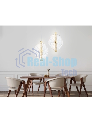 Светильник Ambrella light LH31147 BS/CL латунь/прозрачный 13W 3000K 280*60*350