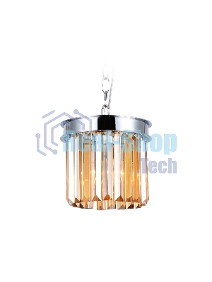 Светильник Ambrella light TR5102 CH/TI хром/янтарь E14 max 40W D200*575