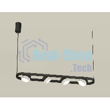 Светильник Ambrella light XB9164200/4 SBK/CL черный песок/прозрачный GX53 (C9164, N8480)