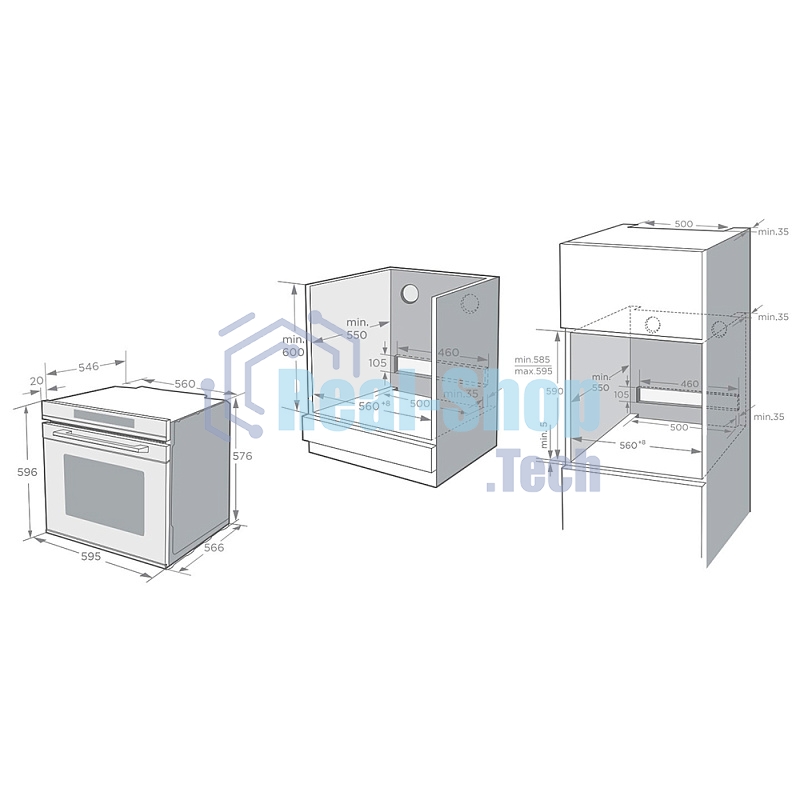 Духовой шкаф KORTING OKB 1331 S GNBX