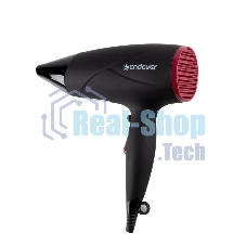Фен EndeverAurora 462, 2000Вт, 2 режима мощности, 3 температурных режима, холодный воздух, SOFT TOUCH, защита от перегрева