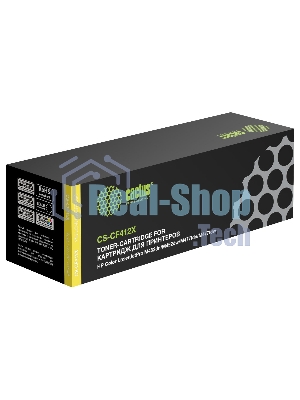 Картридж лазерный Cactus CS-CF412X желтый (5000 стр.) для HP HP CLJ Pro M452dn/M452dw/M477fdn/M477fdw