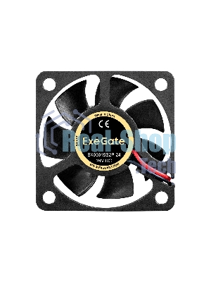 Вентилятор 24В DC ExeGate EX05015S2P-24 (50x50x15 мм, Sleeve bearing (подшипник скольжения), 2pin, 7000RPM, 32dBA)