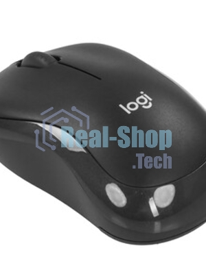 Мышь беспроводная Logitech B175 черный, 1000 dpi, радиоканал, USB, кнопки - 3