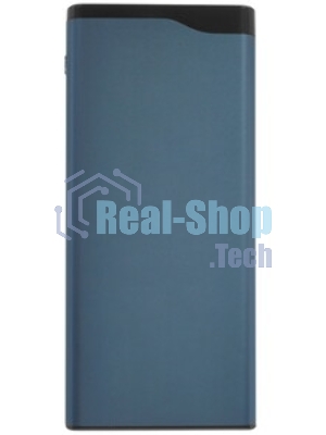 Портативный аккумулятор OLMIO QL-20, 20000mAh, 22.5W, QuickCharge3.0/PowerDelivery, LCD, голубой