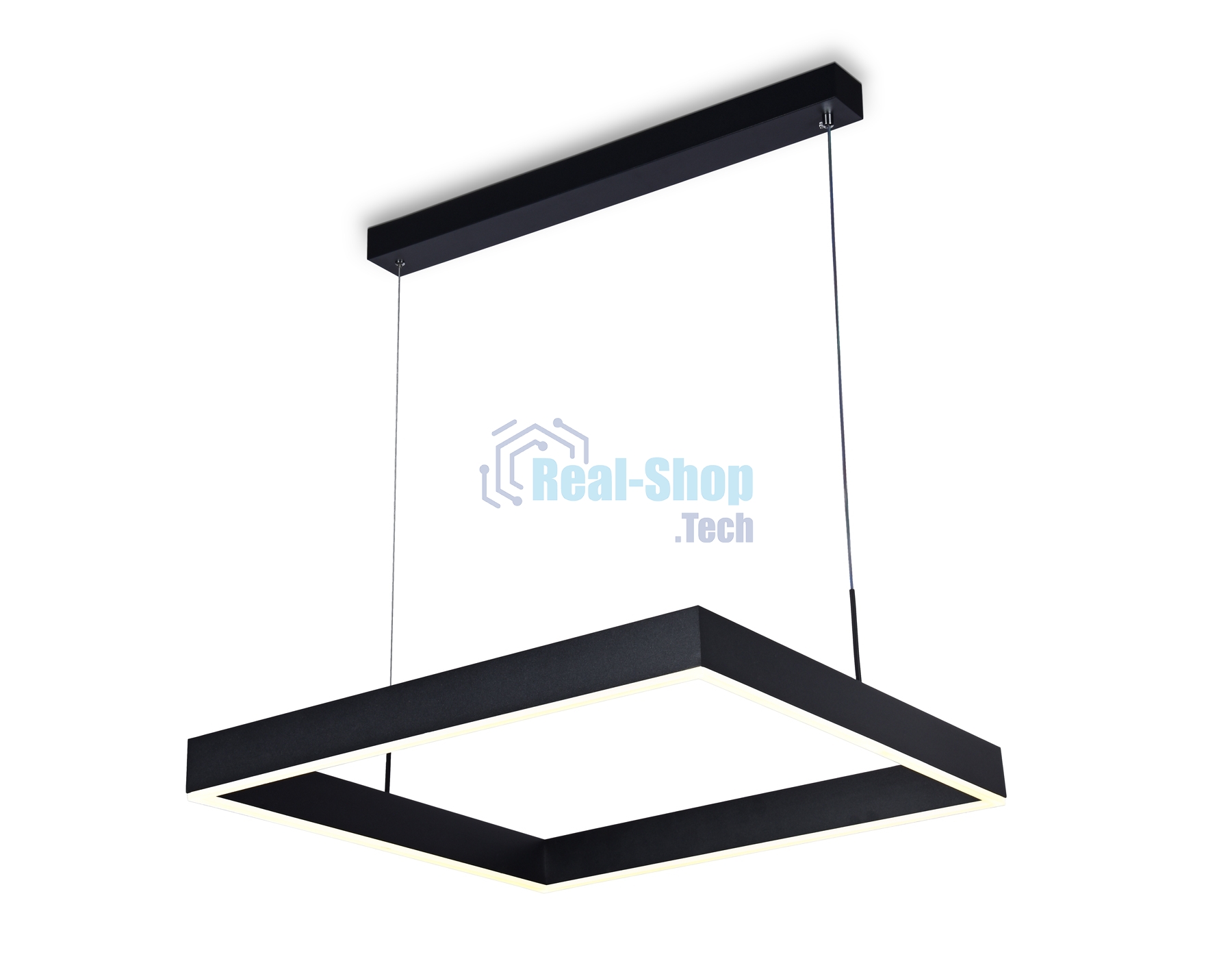 Светильник Ambrella light FA6626 BK черный 65W 600*600*720 (ПДУ РАДИО 2.4G)