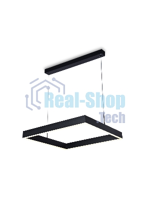 Светильник Ambrella light FA6626 BK черный 65W 600*600*720 (ПДУ РАДИО 2.4G)