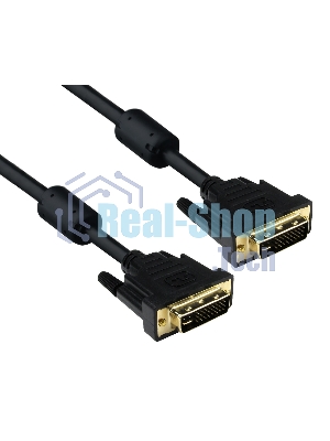 Кабель DVI dual link 1.8м ExeGate, позолоченные контакты
