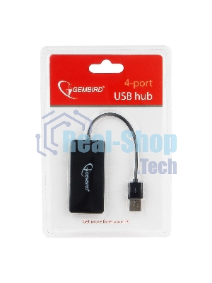 USB-концентратор Gembird UHB-U2P4-03, USB 2.0, USB 4 порта, USB