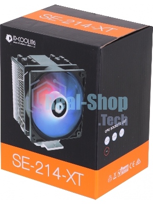 Кулер ID-COOLING. SE-214-XT черный 120мм алюминий/медь 1500rpm 27db 4-pin 180W 150мм
