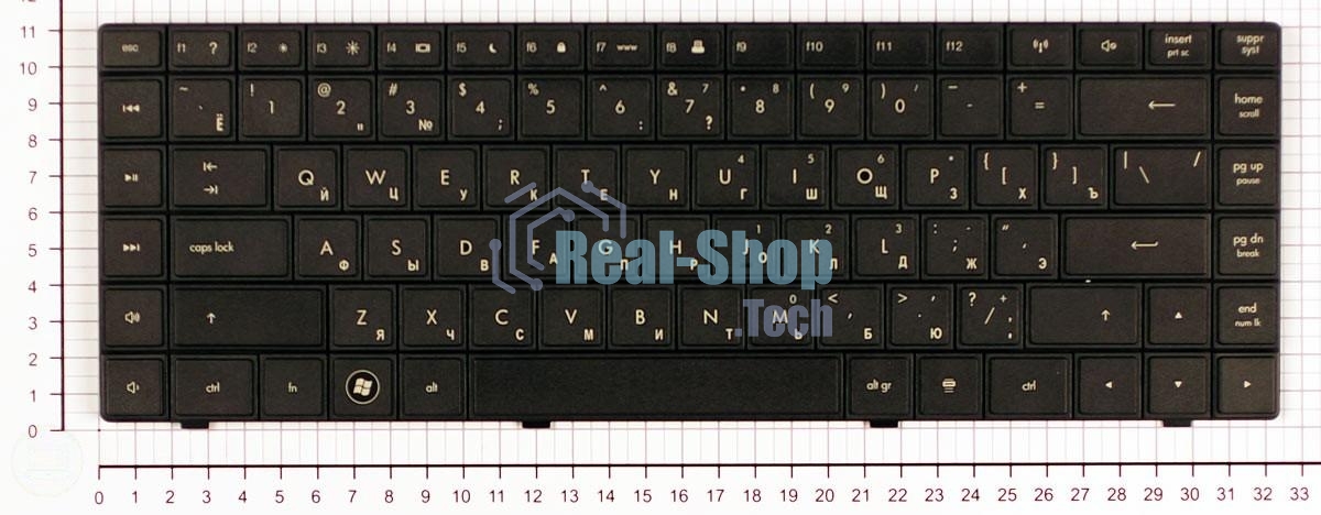 Клавиатура для ноутбука HP Compaq 625 620 621 черная