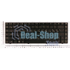 Клавиатура для ноутбука HP Compaq 625 620 621 черная