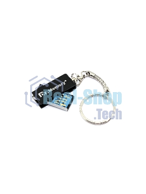 Флешка USB Dr. Memory 005 16Gb, USB 3.0, R/W 25/15, черный/серебристый