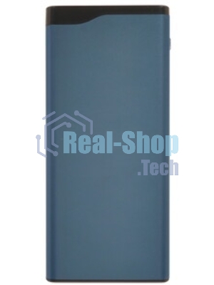 Портативный аккумулятор OLMIO QL-20, 20000mAh, 22.5W, QuickCharge3.0/PowerDelivery, LCD, голубой