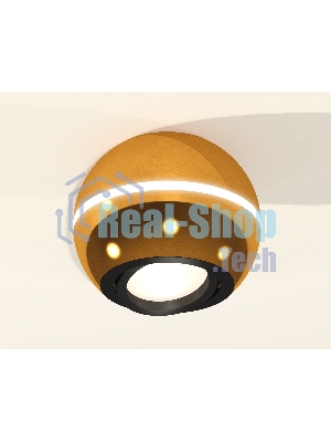 Светильник Ambrella Light XS1105010 PYG/PBK золото желтое полированное/черный полированный MR16 GU5.3 LED3W 4200K(C1105,N7002)