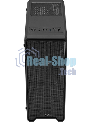 Компьютерный корпус Aerocool/Formula Ore Saturn FRGb-G-BK-v1 (2xUSB, 2xAudio, 0.5 мм,3x120 мм FAN, прозрачная стенка-закаленное стекло, ATX,