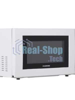 Микроволновая печь Starwind SMW3820 белый, 20 л, 700 Вт, переключатели - поворотный механизм