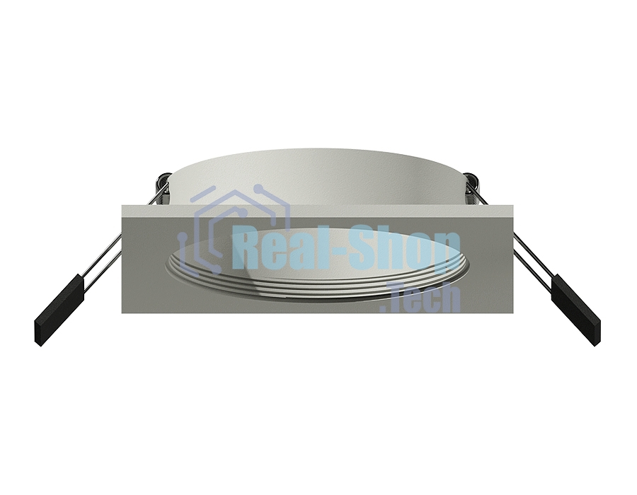 Корпус светильника C7633 SGR серый песок 92*92*H25mm MR16 GU5.3