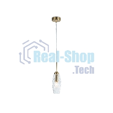 Светильник Ambrella light LH55208 BS/CL латунь/прозрачный E14 max 40W D80*270