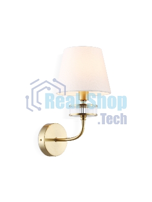 Настенный светильник Ambrella light LH71255 BS/WH латунь/белый E14 max 40W 210*160*310