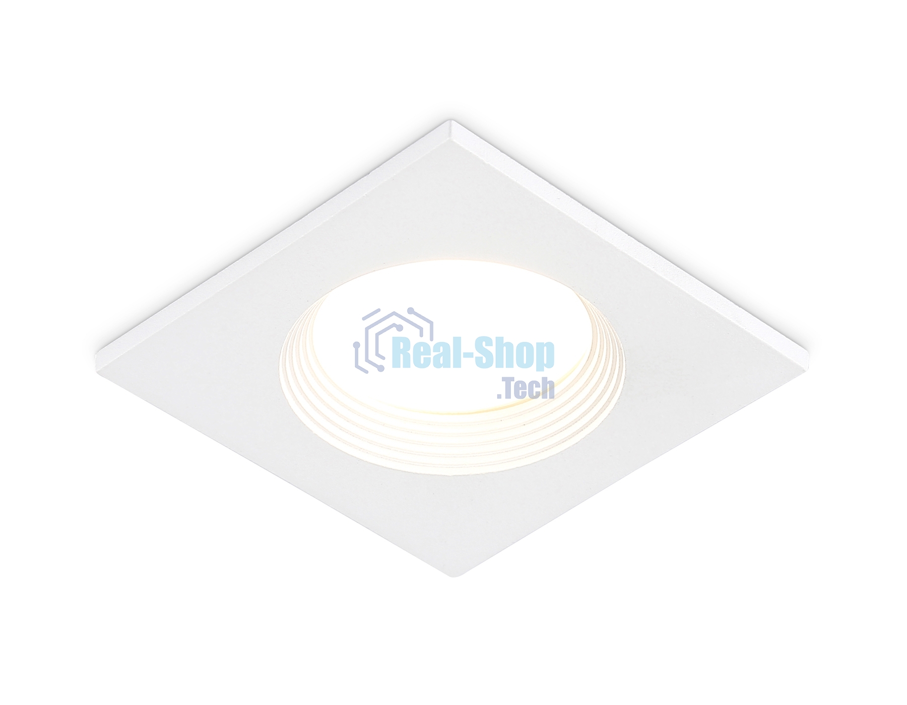 Встраиваемый точечный светильник Ambrella light TN102817 WH белый GU5.3 78*78*28