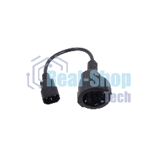 Кабель-переходник UPS->розетка VCOM (IE-320 C14 to Socket Type-F) 3Gx0,75мм VDE CE002