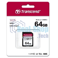 Флеш карта SD 64Gb Transcend SDХC UHS-I U3