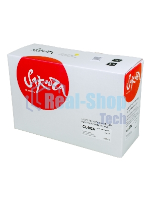 Картридж Sakura CE402A для HP Enterprise 500 Color M551n/525f/525dn/570/575f, желтый, 6000 к.