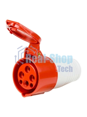 Розетка Rexant 214 переносная 3Р+РЕ 16А 380В IP44