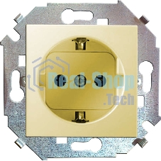 Механизм розетки 1-м СП Simon15 с заземл. сл. кость Simon 1591432-031