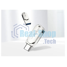 Флешка USB R/W Netac USB Drive U785C USB3.0+TypeC 64Gb, retail version