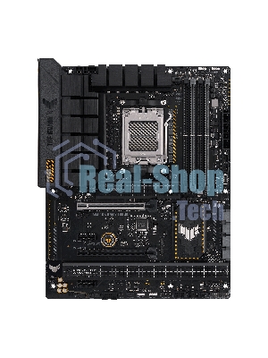 Материнская плата ASUS TUF GAMING B650-PLUS, AM5, AMD B650, 4xDDR5, 4xSATA, 3xM.2, 1xPCI-E 4.0 x16, 1xPCI-E 4.0 x4, 2xPCI-E x1, 1xHDMI, 1xDP, 1x 2.5Gb LAN, 2xUSB-A 3.2 Gen 2, 1xUSB-A 3.2 Gen 2x2, 1xUSB-C 3.2 Gen 2, 5x3.5 мм, 7.1, ATX
