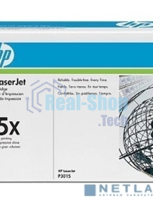 Картридж лазерный HP CE255X черный для LaserJet P3015/P3015d/P3015dn/P3015x 12500 стр.
