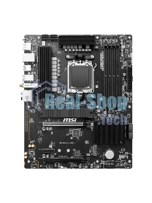 Материнская плата MSI PRO B650-S WIFI, AM5, AMD B650, 4xDDR5, 4xSATA, 2xM.2, 1xPCI-E 4.0 x16, 1xPCI-E 4.0 x4, 1xHDMI, 1xDP, 1x2.5Gb LAN, 3xUSB 3.2 Gen 1, 3xUSB 3.2 Gen 2, 6x3.5 мм, 7.1, Standard-ATX