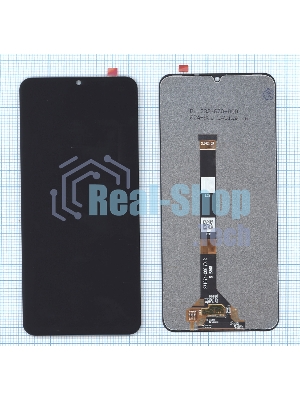 Дисплей для Realme C53, C51 (RMX3760, RMX3830) в сборе с тачскрином черный
