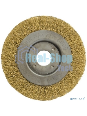 Кордщетка FIT 39065колесо желтая 125мм