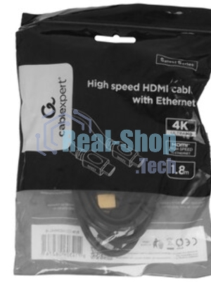 Кабель-переходник Cablexpert CCB-A-CM-HDMI-1.8M с Type-C на HDMI v2.0, Mobile, 1.8м, черный, корбка